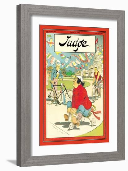 Judge Magazine: Finish Line-Grant Hamilton-Framed Art Print