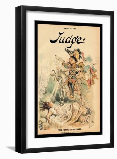Judge Magazine: Poor France's Nightmare-Grant Hamilton-Framed Art Print