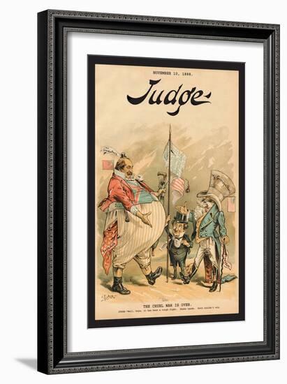 Judge Magazine: The Cruel War is Over-null-Framed Art Print