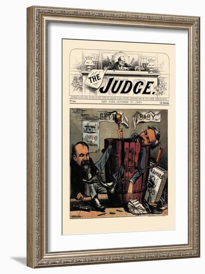 Judge: Ohio is Democratic-null-Framed Art Print