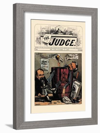 Judge: Ohio is Democratic-null-Framed Art Print