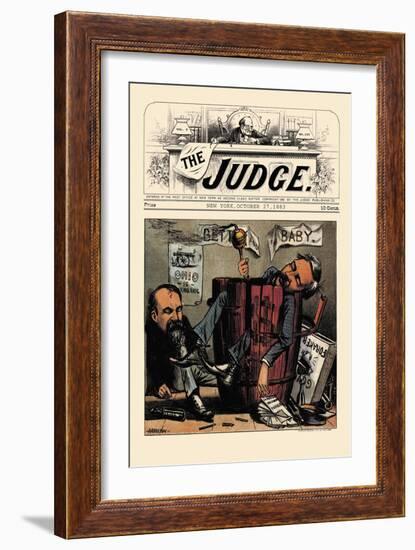 Judge: Ohio is Democratic-null-Framed Art Print