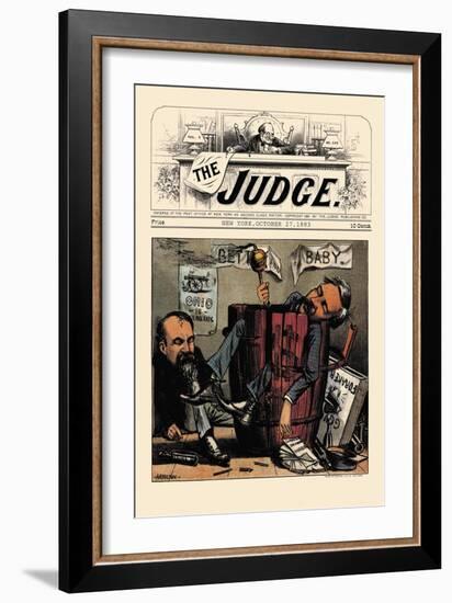 Judge: Ohio is Democratic-null-Framed Art Print