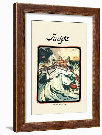 Judge: Pulling Together-Grant Hamilton-Framed Art Print