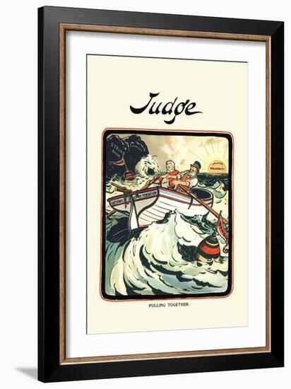 Judge: Pulling Together-Grant Hamilton-Framed Art Print