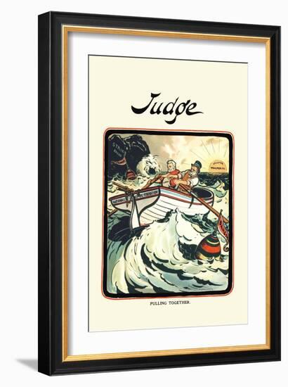 Judge: Pulling Together-Grant Hamilton-Framed Art Print