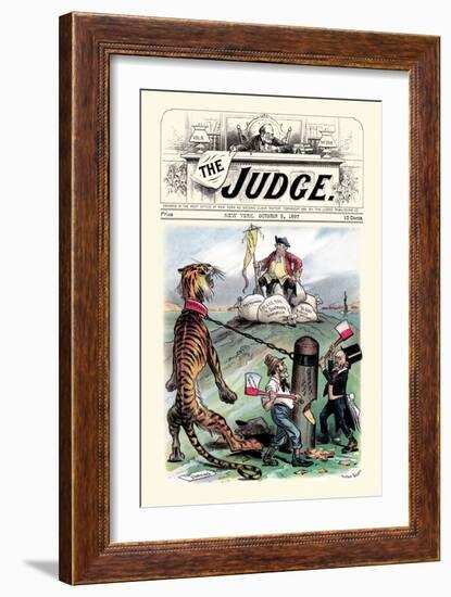 Judge: Stand-Off-null-Framed Art Print