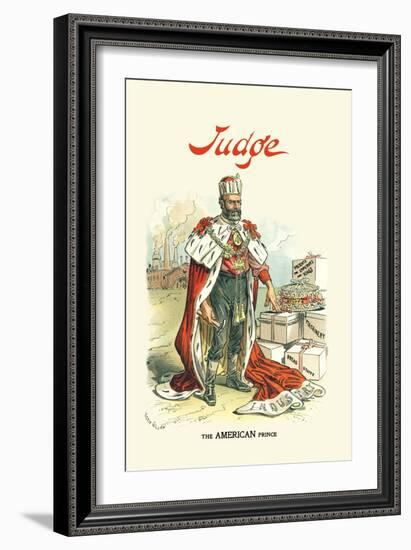 Judge: The American Prince-Victor Gillam-Framed Art Print