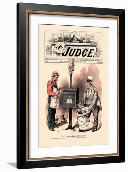 Judge: The Unwilling Confederate-null-Framed Art Print