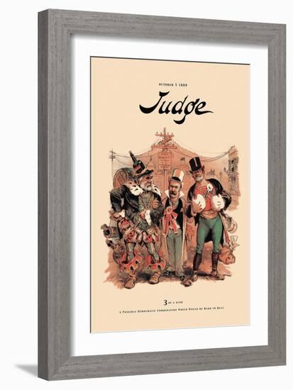 Judge: Three of a Kind-null-Framed Art Print