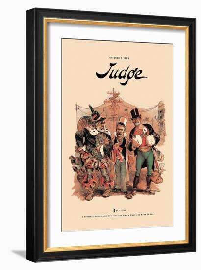 Judge: Three of a Kind-null-Framed Art Print