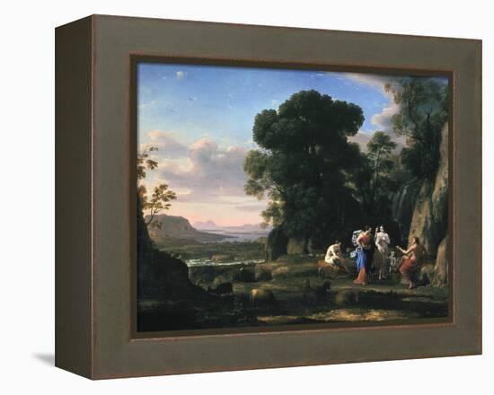 Judgement of Paris (1645-164)-Claude Lorraine-Framed Premier Image Canvas