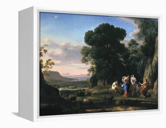 Judgement of Paris (1645-164)-Claude Lorraine-Framed Premier Image Canvas