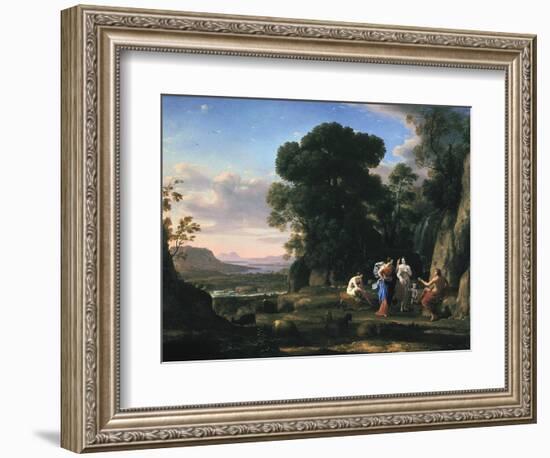 Judgement of Paris (1645-164)-Claude Lorraine-Framed Giclee Print