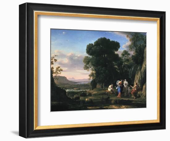 Judgement of Paris (1645-164)-Claude Lorraine-Framed Giclee Print