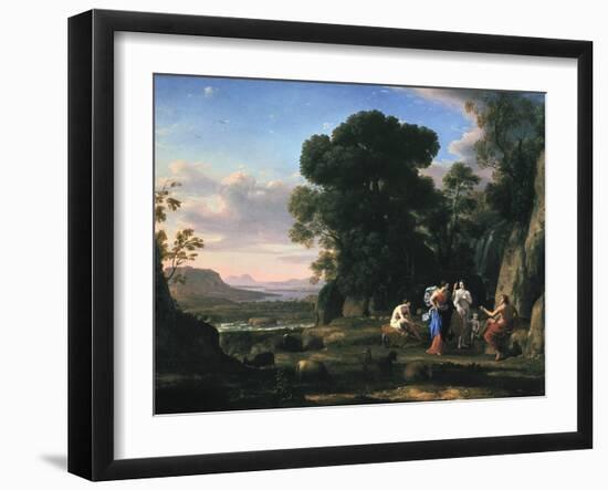 Judgement of Paris (1645-164)-Claude Lorraine-Framed Giclee Print