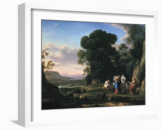 Judgement of Paris (1645-164)-Claude Lorraine-Framed Giclee Print