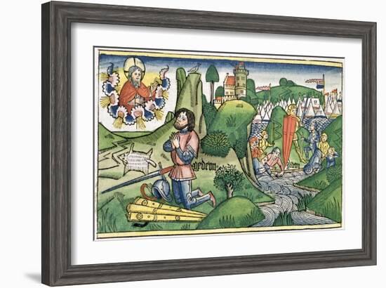 Judges 6:36: Gideon puts out the fleece-Unknown-Framed Giclee Print