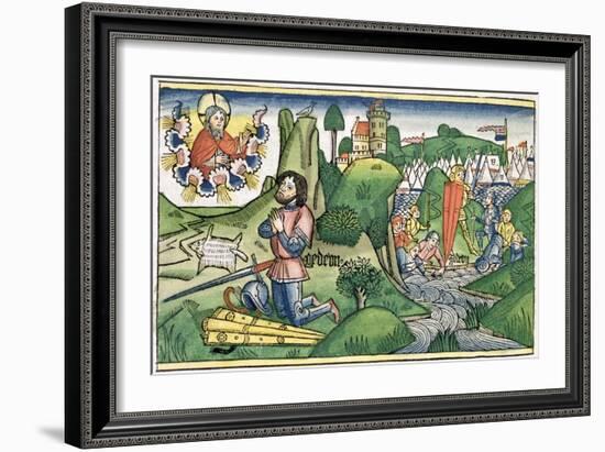 Judges 6:36: Gideon puts out the fleece-Unknown-Framed Giclee Print