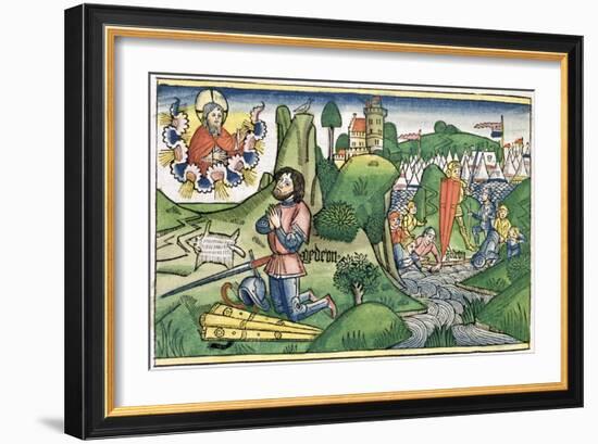 Judges 6:36: Gideon puts out the fleece-Unknown-Framed Giclee Print