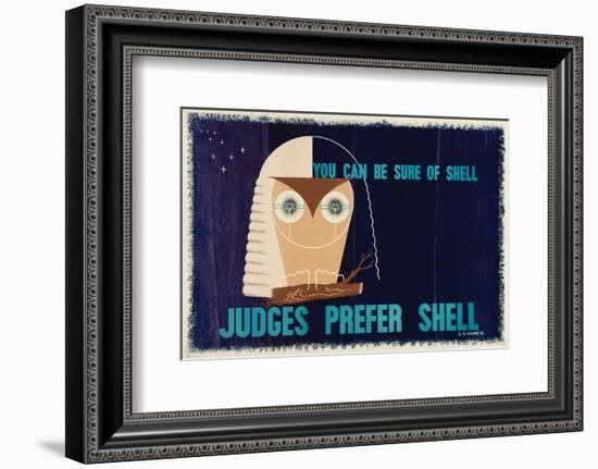 Judges Prefer Shell-null-Framed Art Print