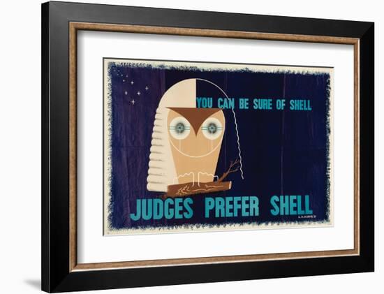 Judges Prefer Shell-null-Framed Art Print