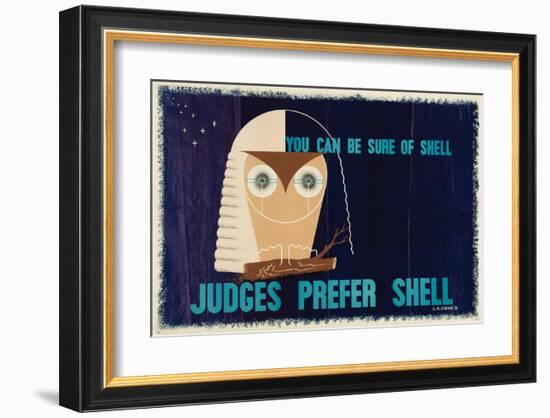 Judges Prefer Shell-null-Framed Art Print