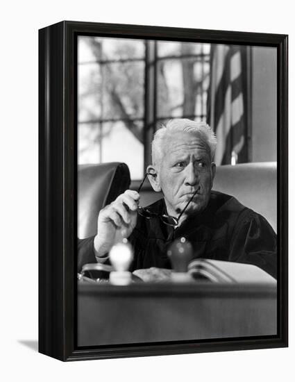 Judgment At Nuremberg, Spencer Tracy, 1961-null-Framed Stretched Canvas