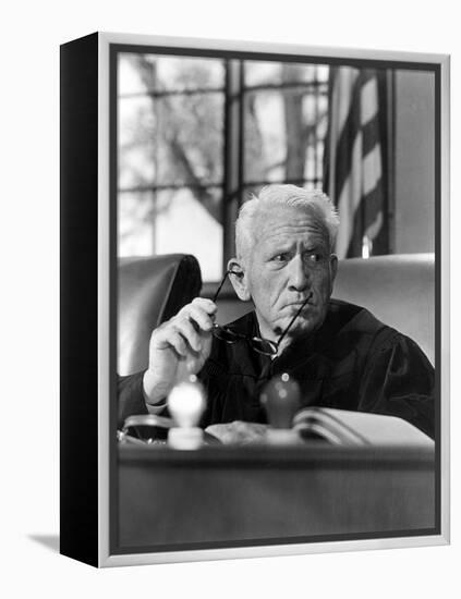 Judgment At Nuremberg, Spencer Tracy, 1961-null-Framed Stretched Canvas