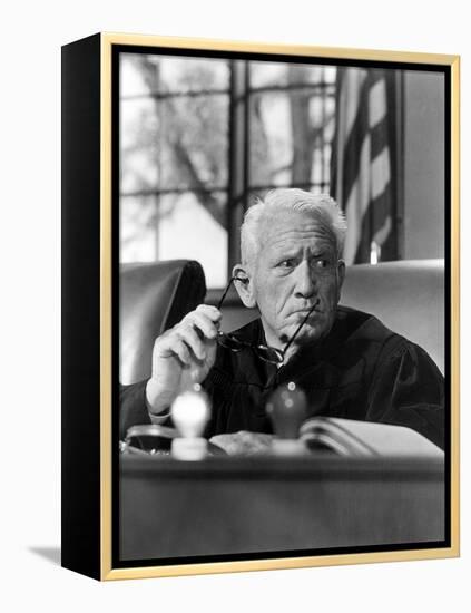 Judgment At Nuremberg, Spencer Tracy, 1961-null-Framed Stretched Canvas