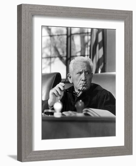 Judgment At Nuremberg, Spencer Tracy, 1961-null-Framed Photo