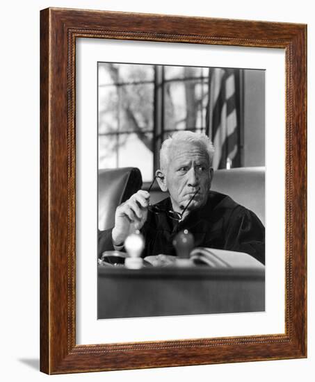 Judgment At Nuremberg, Spencer Tracy, 1961-null-Framed Photo