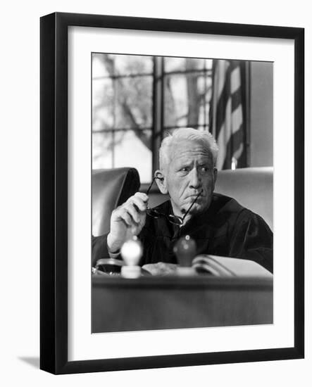 Judgment At Nuremberg, Spencer Tracy, 1961-null-Framed Photo