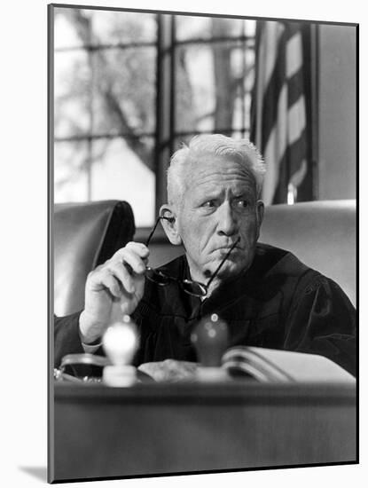 Judgment At Nuremberg, Spencer Tracy, 1961-null-Mounted Photo