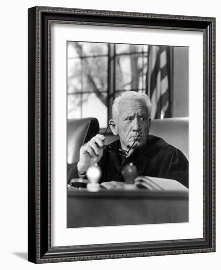 Judgment At Nuremberg, Spencer Tracy, 1961-null-Framed Photo