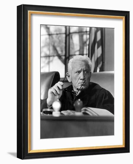 Judgment At Nuremberg, Spencer Tracy, 1961-null-Framed Photo