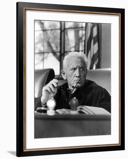 Judgment At Nuremberg, Spencer Tracy, 1961-null-Framed Photo