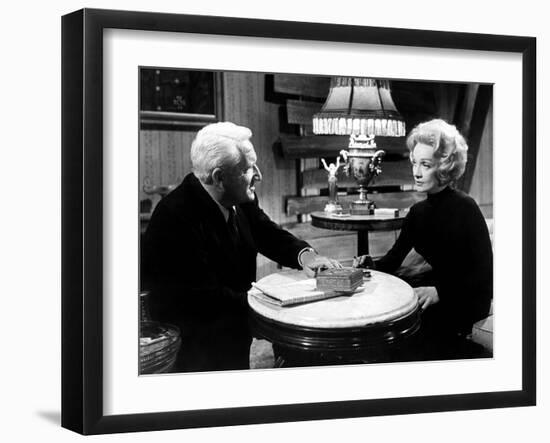 Judgment At Nuremberg, Spencer Tracy, Marlene Dietrich, 1961-null-Framed Photo