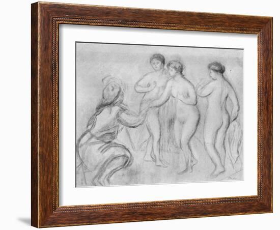 'Judgment of Paris' c1913-Edgar Degas-Framed Giclee Print