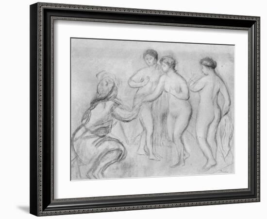 'Judgment of Paris' c1913-Edgar Degas-Framed Giclee Print