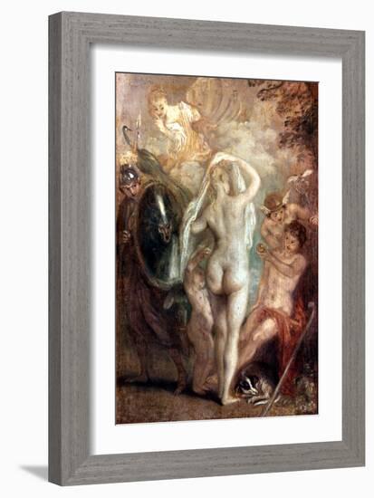 Judgment Of Paris-Jean Antoine Watteau-Framed Giclee Print