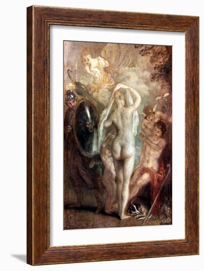 Judgment Of Paris-Jean Antoine Watteau-Framed Giclee Print