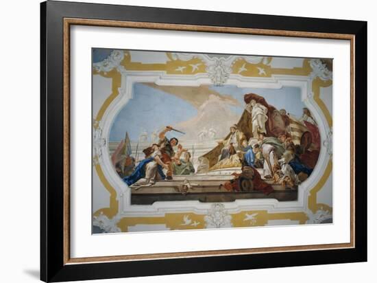 Judgment of Solomon-Giambattista Tiepolo-Framed Giclee Print