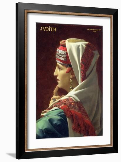 Judith, 1875 (Oil on Panel)-Jean Jules Antoine Lecomte du Nouy-Framed Giclee Print