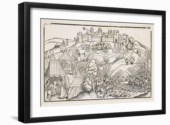 Judith and Holofernes, 1493-Michael Wolgemut-Framed Giclee Print