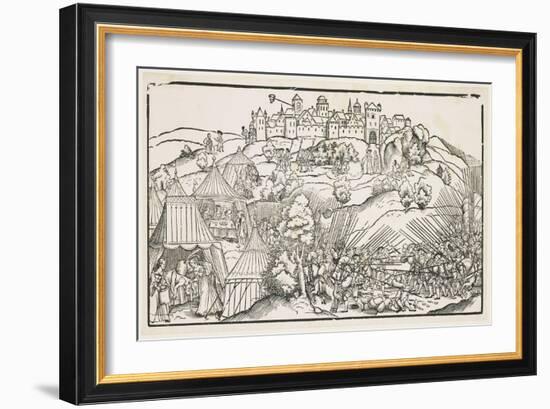 Judith and Holofernes, 1493-Michael Wolgemut-Framed Giclee Print