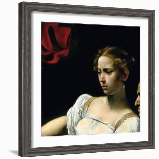 Judith and Holofernes, 1599-Caravaggio-Framed Giclee Print