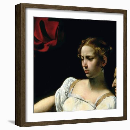 Judith and Holofernes, 1599-Caravaggio-Framed Giclee Print