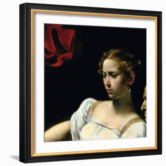Judith and Holofernes, 1599-Caravaggio-Framed Giclee Print