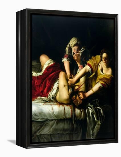 Judith and Holofernes, 1612-21-Artemisia Gentileschi-Framed Premier Image Canvas